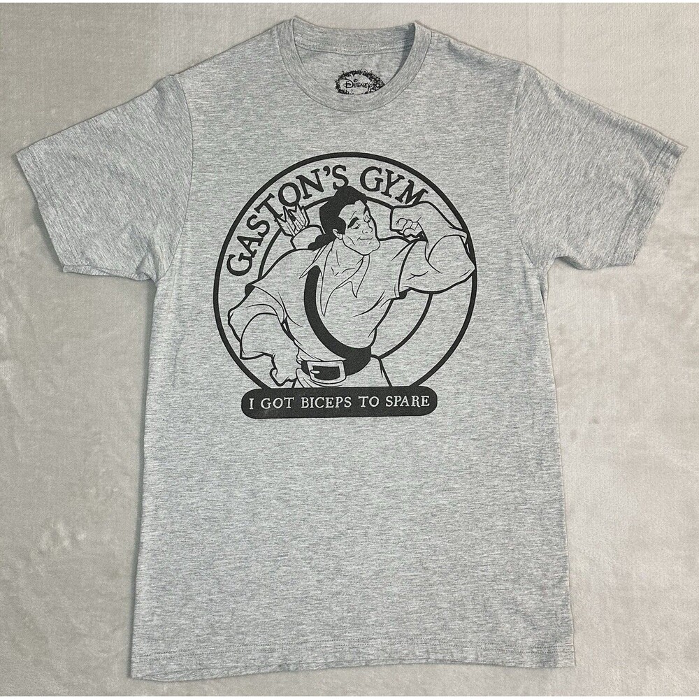 Disney Men's S Ariel Gaston Beast Graphic Tee Lot 3 Little Mermaid Beauty Beast - Picture 3 of 8